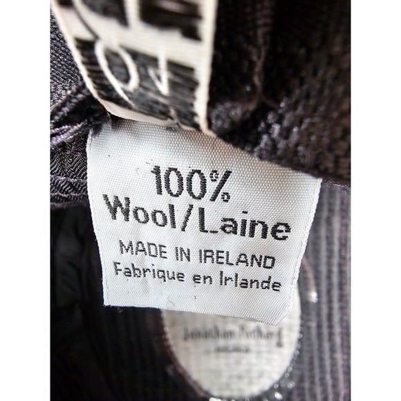 NWOT Jonathan Richards Ireland Wool Tweed Bucket Fedora Hat Size 6 3/4/55 - Picture 8 of 8